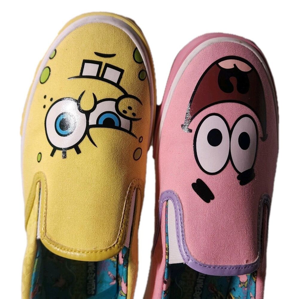 SpongeBob SquarePants Slip-On Athletic Shoes - Yellow & Pink - Picture 3 of 13